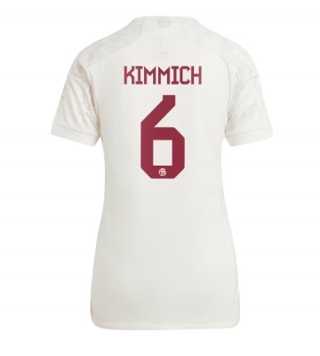 Lacne Ženy Futbalové dres Bayern Munich Joshua Kimmich #6 2023-24 Krátky Rukáv - Tretina